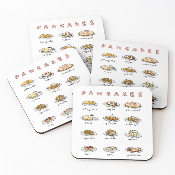 Item preview, Pancake, Breakfast Poster, Breakfast Pancakes Poster, Pancakes Wall Decor, Food Art, Food Illustration, Kitchen Wall Decor,  designed and sold by peachcakecanvas.