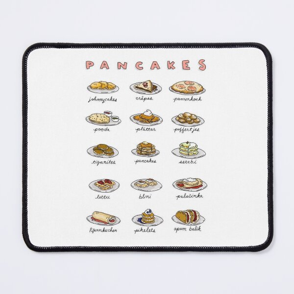 Item preview, Pancake, Breakfast Poster, Breakfast Pancakes Poster, Pancakes Wall Decor, Food Art, Food Illustration, Kitchen Wall Decor, designed and sold by peachcakecanvas.