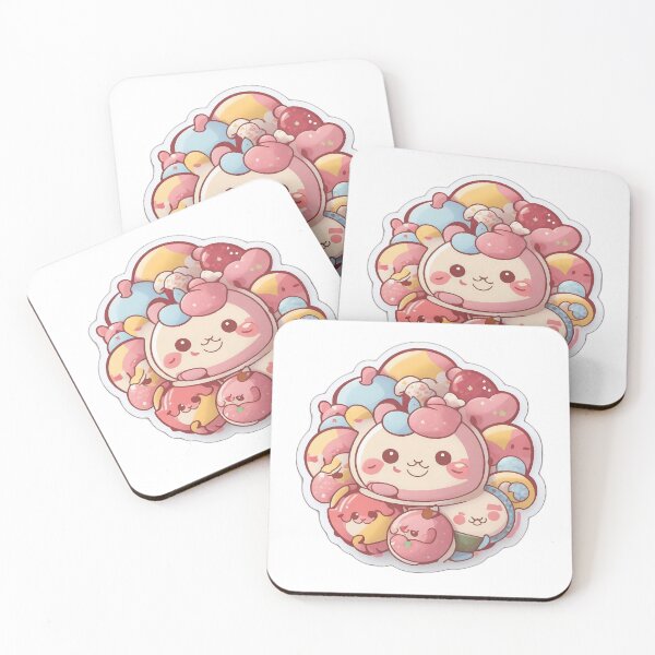 Item preview, Cute mochi festival theme designed and sold by FFixation.