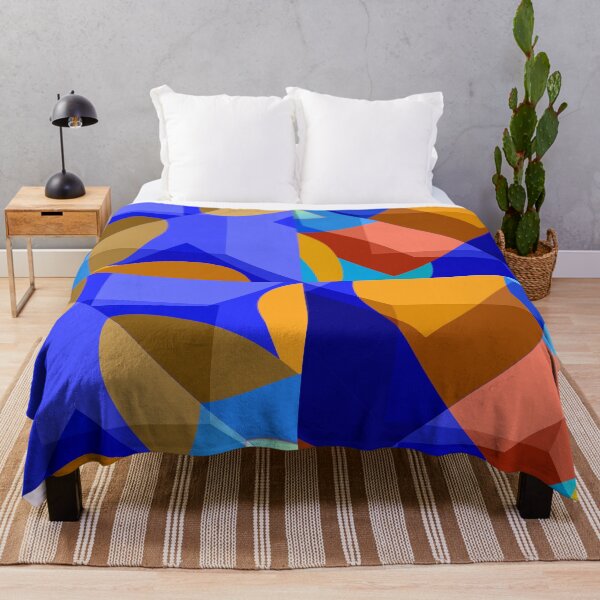 Item preview, *Great Blue Summer Energy - Geometric Romantic Blue Architecture Bauhaus Style* designed and sold by Ralek.