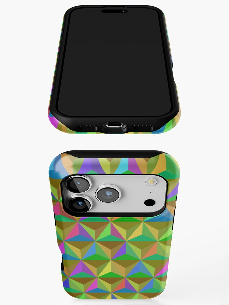 Thumbnail 3 of 4, iPhone Case, Triangular Pattern designed and sold by CodeArtAfrik.
