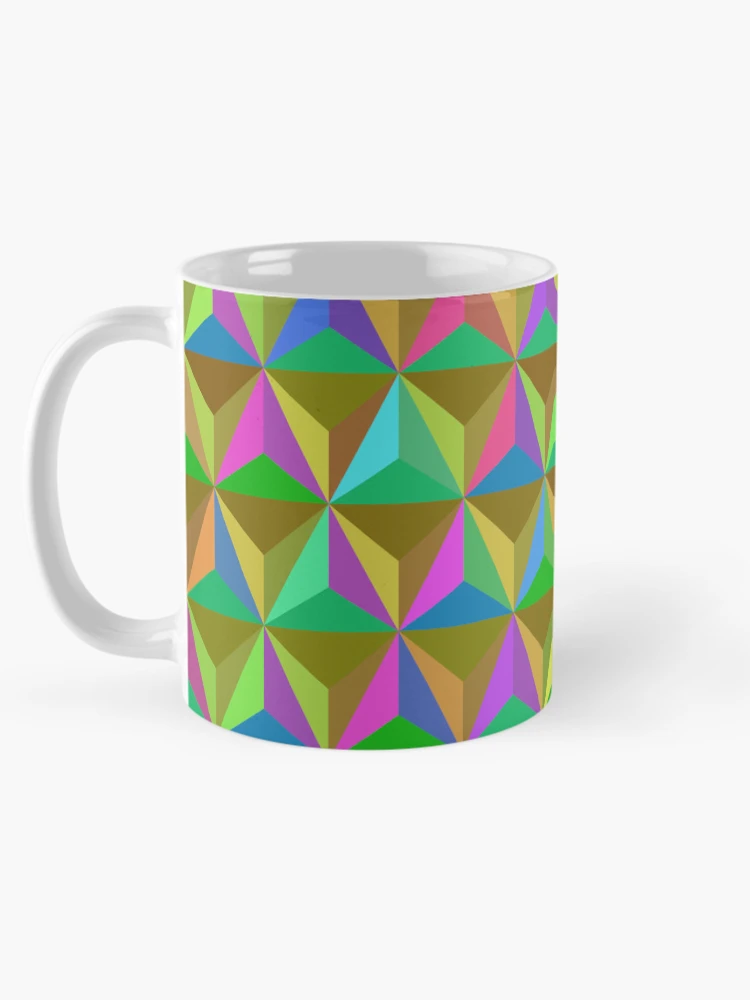 Thumbnail 5 of 6, Coffee Mug, Triangular Pattern designed and sold by CodeArtAfrik.