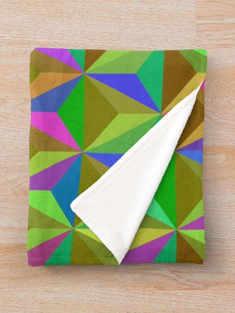 Thumbnail 3 of 6, Throw Blanket, Triangular Pattern designed and sold by CodeArtAfrik.