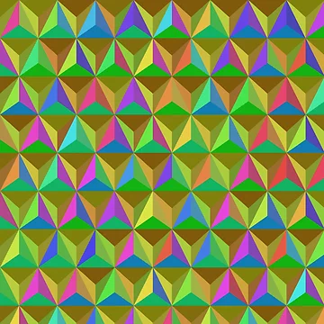Artwork thumbnail, Triangular Pattern by CodeArtAfrik
