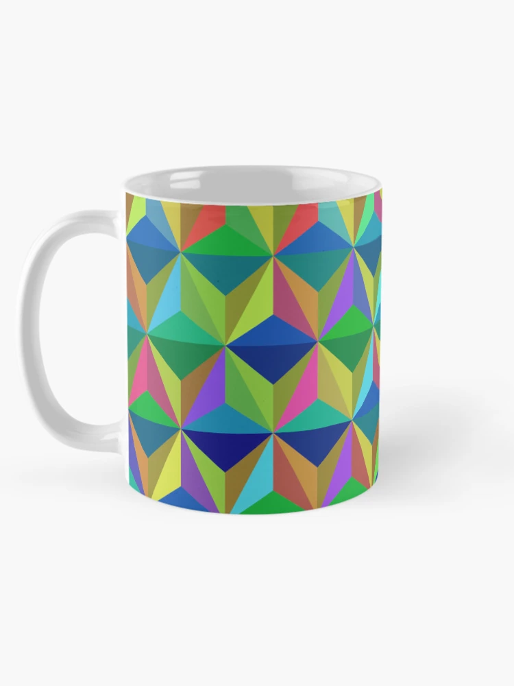 Thumbnail 5 of 6, Coffee Mug, Triangular Pattern designed and sold by CodeArtAfrik.