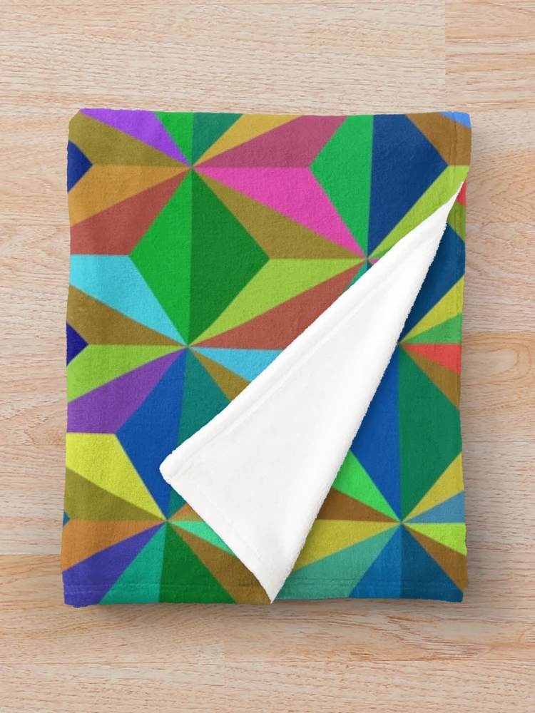 Thumbnail 3 of 6, Throw Blanket, Triangular Pattern designed and sold by CodeArtAfrik.