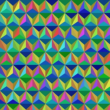 Artwork thumbnail, Triangular Pattern by CodeArtAfrik