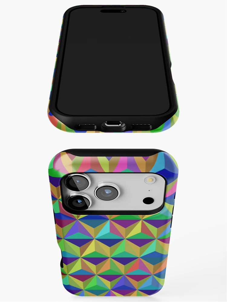 Thumbnail 3 of 4, iPhone Case, Triangular Pattern designed and sold by CodeArtAfrik.