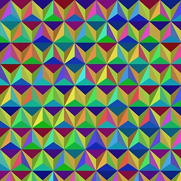 Artwork thumbnail, Triangular Pattern by CodeArtAfrik