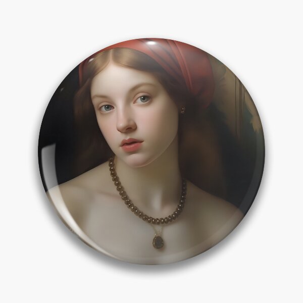 Item preview, Eternal Renaissance Beauty II: A Realistic Painting Capturing the Technical Mastery and Aesthetic Harmony of Contemporary Art Inspired by the Renaissance designed and sold by InsaneLEDP.