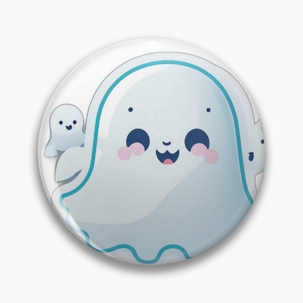 Item preview, Cute little ghost with min ghost designed and sold by FFixation.
