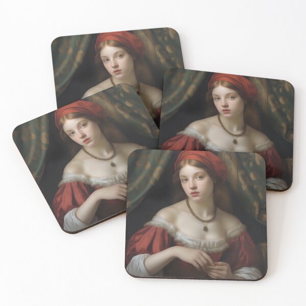Item preview, Eternal Renaissance Beauty II: A Realistic Painting Capturing the Technical Mastery and Aesthetic Harmony of Contemporary Art Inspired by the Renaissance designed and sold by InsaneLEDP.
