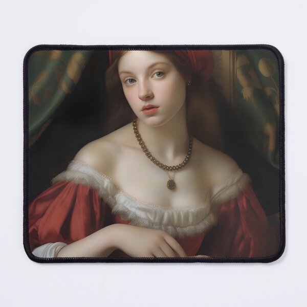 Item preview, Eternal Renaissance Beauty II: A Realistic Painting Capturing the Technical Mastery and Aesthetic Harmony of Contemporary Art Inspired by the Renaissance designed and sold by InsaneLEDP.