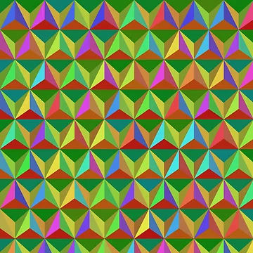 Artwork thumbnail, Triangular Pattern by CodeArtAfrik