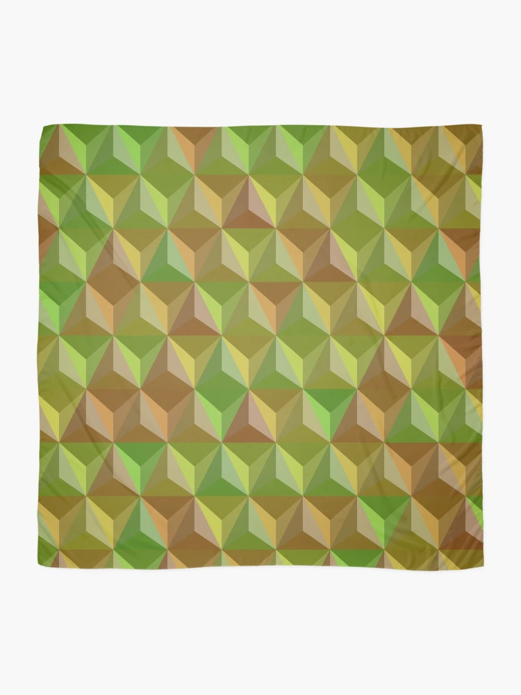 Thumbnail 2 of 3, Scarf, Triangular Pattern designed and sold by CodeArtAfrik.