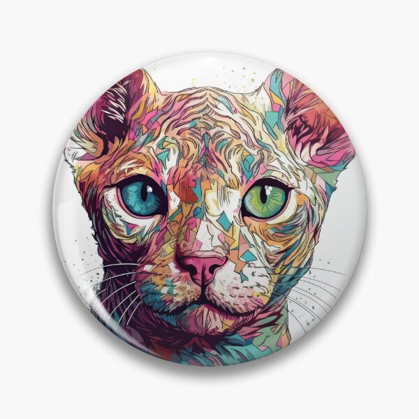 Item preview, Fun: Mixed Media Devon Rex Art for Feline Enthusiasts - Quirky Hybrid designed and sold by DooodleGod.