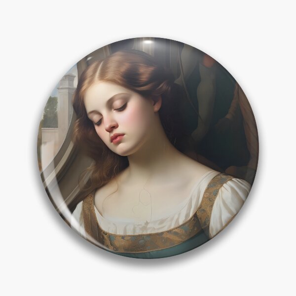 Item preview, Eternal Renaissance Beauty III: A Realistic Painting Capturing the Technical Mastery and Aesthetic Harmony of Contemporary Art Inspired by the Renaissance designed and sold by InsaneLEDP.