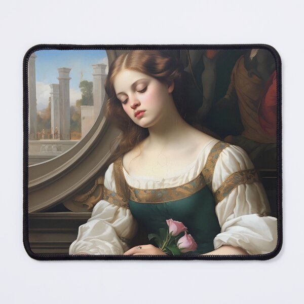 Item preview, Eternal Renaissance Beauty III: A Realistic Painting Capturing the Technical Mastery and Aesthetic Harmony of Contemporary Art Inspired by the Renaissance designed and sold by InsaneLEDP.