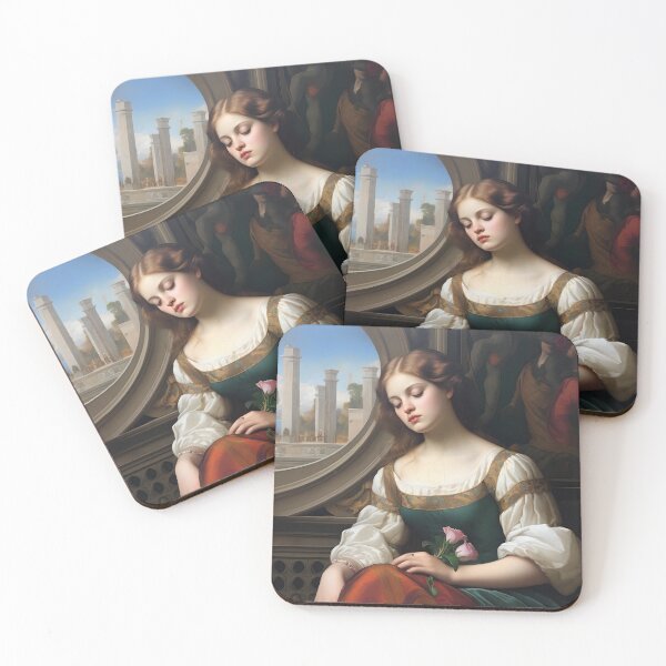 Item preview, Eternal Renaissance Beauty III: A Realistic Painting Capturing the Technical Mastery and Aesthetic Harmony of Contemporary Art Inspired by the Renaissance designed and sold by InsaneLEDP.