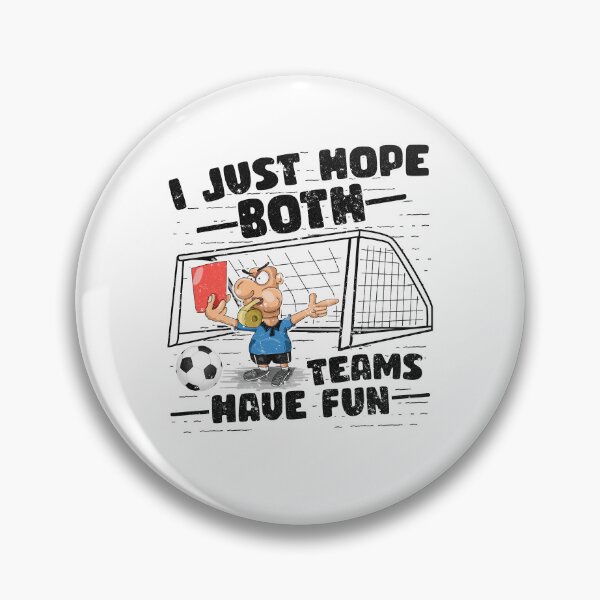 Item preview, groovy style funny soccer saying i just hope both teams are having fun designed and sold by LumbardaDesigns.