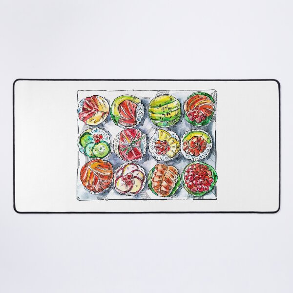 Item preview, Japan sushi watercolor designed and sold by Shevi.