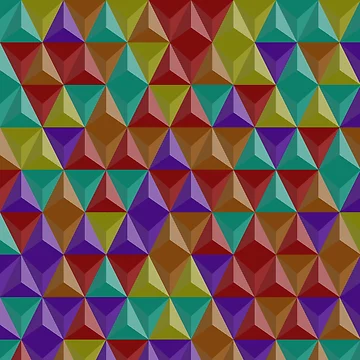 Artwork thumbnail, Triangular Pattern by CodeArtAfrik