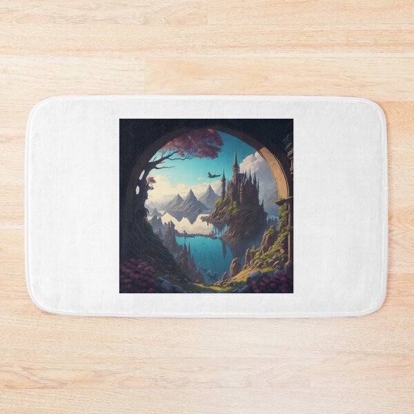 Item preview, Fantasy Castle - Magical and Dreamy Illustration designed and sold by aiprintiq.