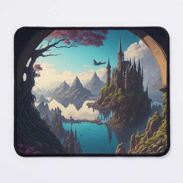 Item preview, Fantasy Castle - Magical and Dreamy Illustration designed and sold by aiprintiq.