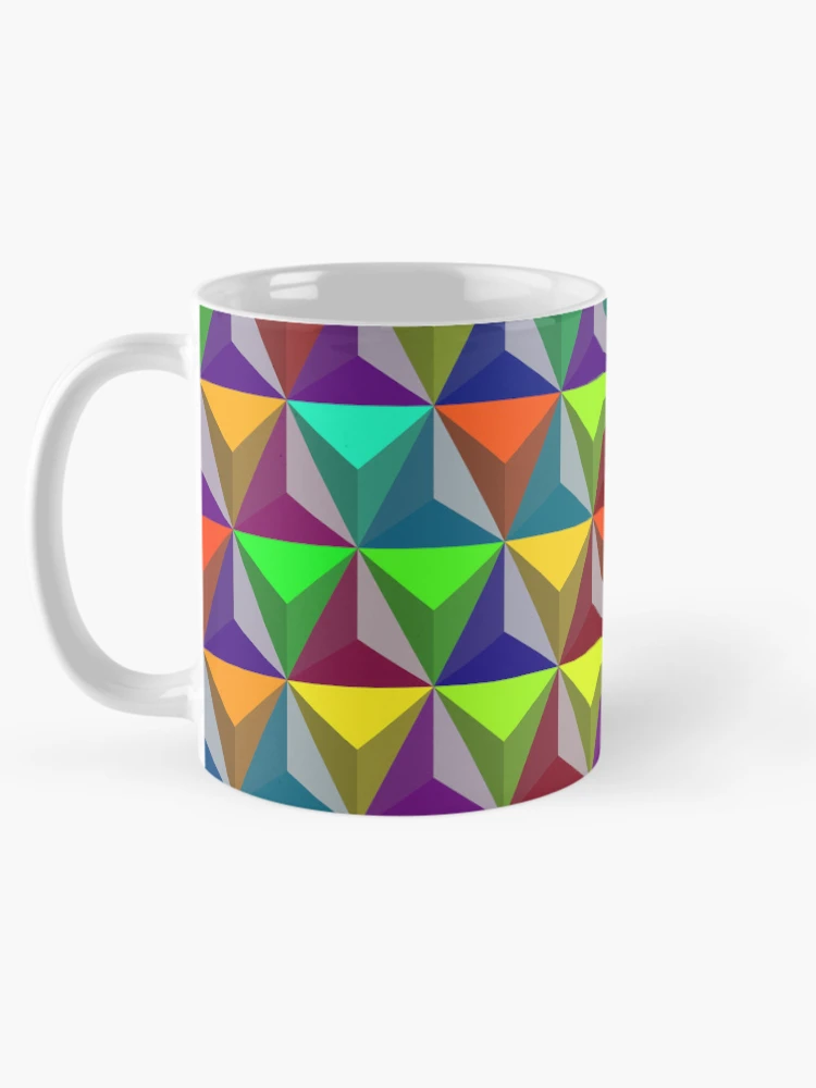 Thumbnail 5 of 6, Coffee Mug, Triangular Pattern designed and sold by CodeArtAfrik.