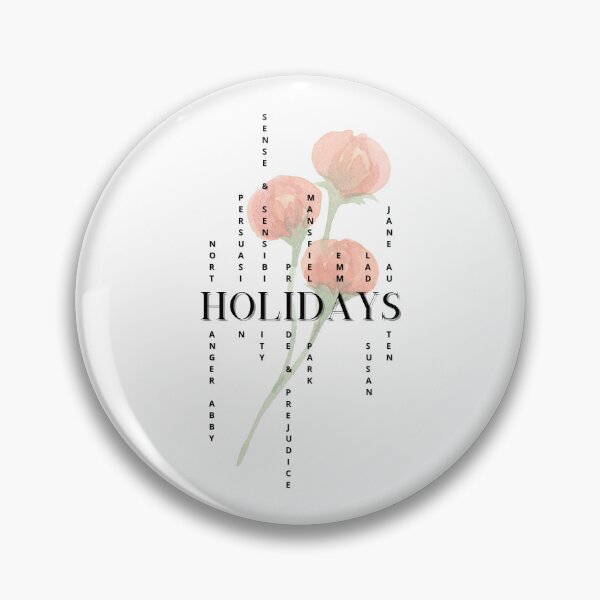 Item preview, SUMMER HOLIDAYS - Jane Austen novels design  designed and sold by MerytonGallery.