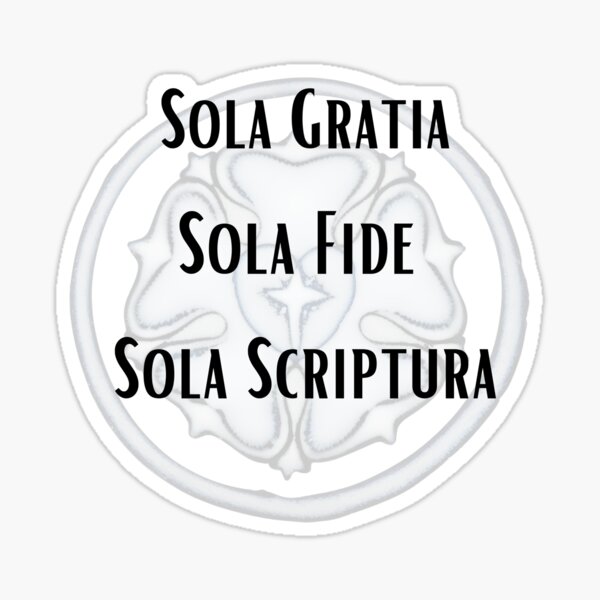 Sola Scriptura Badge Insulated Tumbler