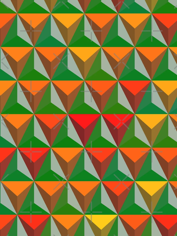 Thumbnail 4 of 4, iPhone Case, Triangular Pattern designed and sold by CodeArtAfrik.
