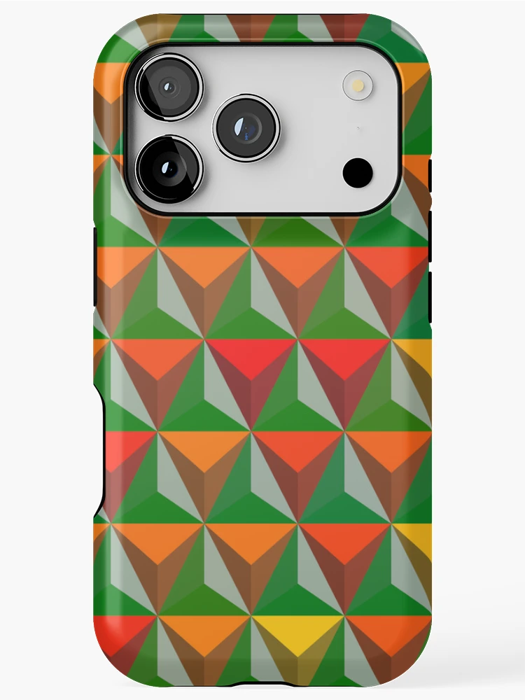 Thumbnail 1 of 4, iPhone Case, Triangular Pattern designed and sold by CodeArtAfrik.