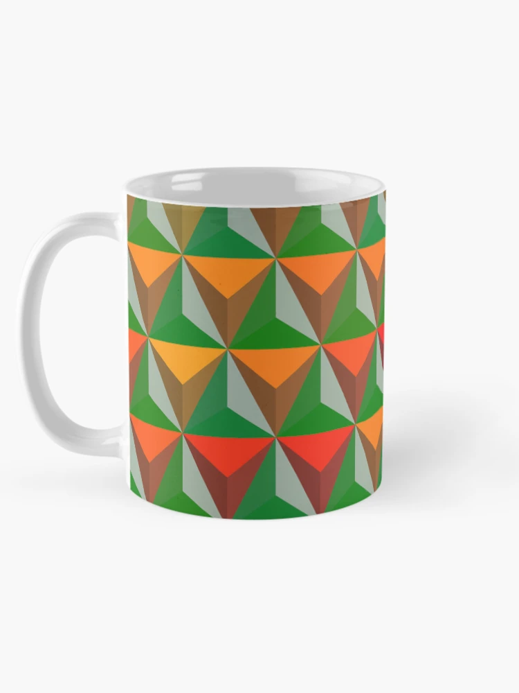 Thumbnail 5 of 6, Coffee Mug, Triangular Pattern designed and sold by CodeArtAfrik.