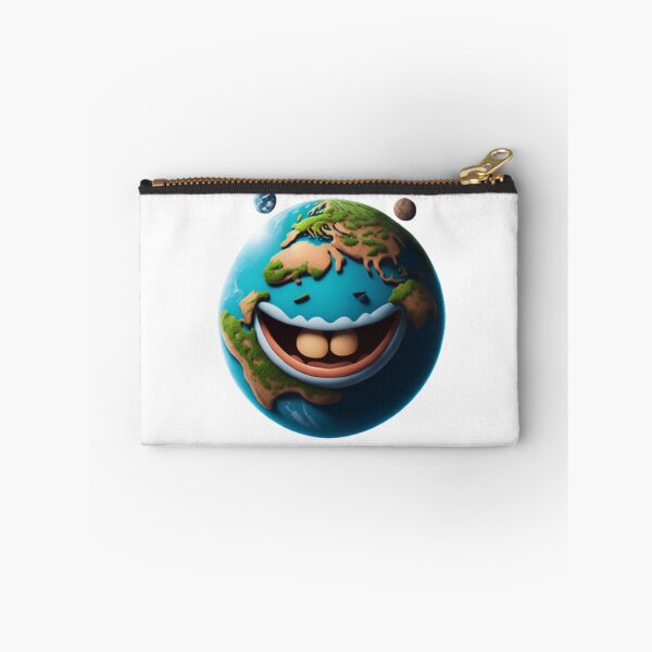 Item preview, Happy Earth - Cute and Positive Illustration designed and sold by aiprintiq.