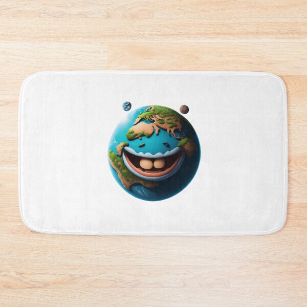 Item preview, Happy Earth - Cute and Positive Illustration designed and sold by aiprintiq.