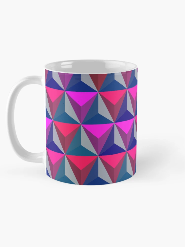 Thumbnail 5 of 6, Coffee Mug, Triangular Pattern designed and sold by CodeArtAfrik.