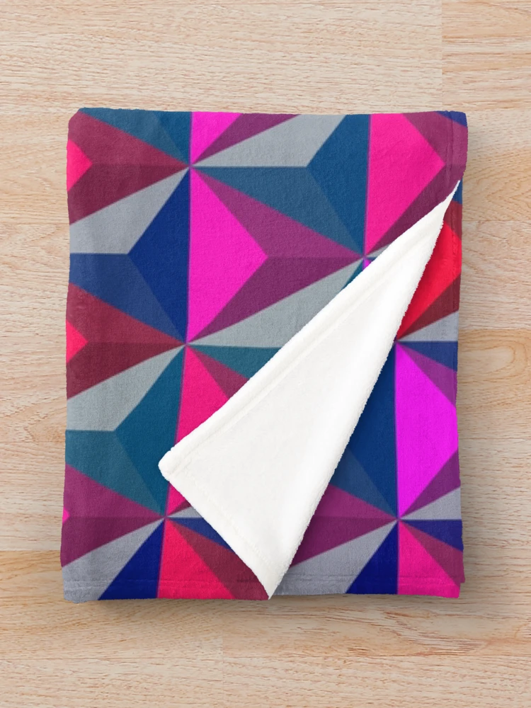Thumbnail 3 of 6, Throw Blanket, Triangular Pattern designed and sold by CodeArtAfrik.