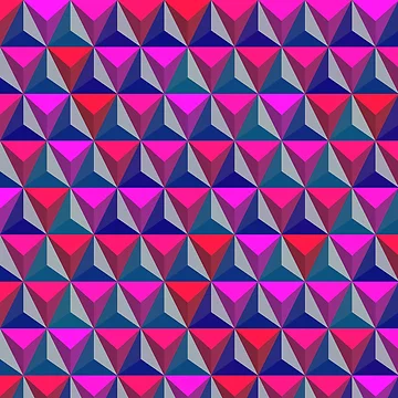 Artwork thumbnail, Triangular Pattern by CodeArtAfrik