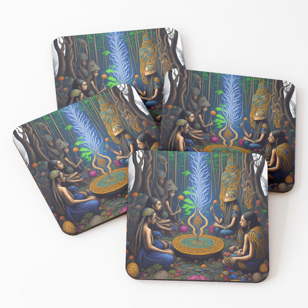 Item preview, Coasters (Set of 4) designed and sold by Transelasticart.