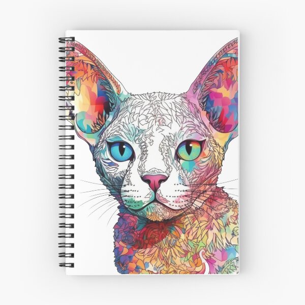 Item preview, Devon Rex Artistry: Whimsical Cat Lover's Surreal Prints designed and sold by DooodleGod.