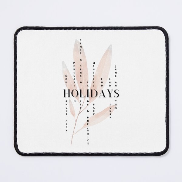 Item preview, SUMMER HOLIDAYS - Jane Austen novels design  designed and sold by MerytonGallery.