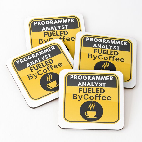 Item preview, Programmer Analyst Fueled By Coffee designed and sold by Quirky Dez.