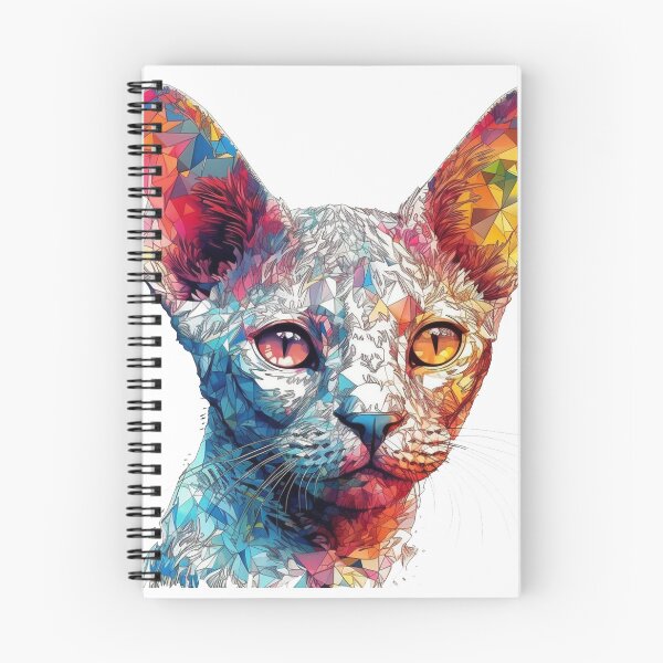 Artikelvorschau, Devon Rex Artistry: Whimsical Cat Lover's Surreal Prints entworfen und verkauft von DooodleGod.