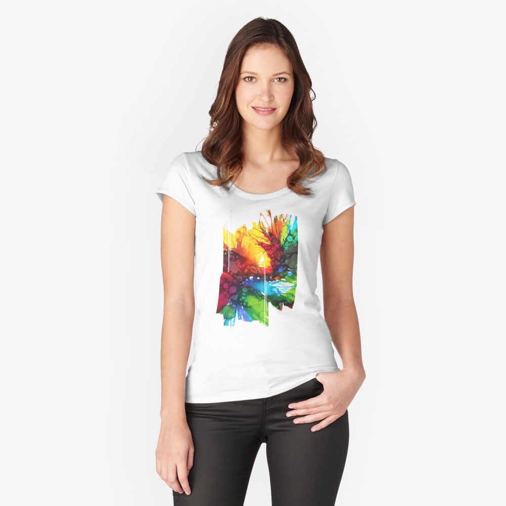 Aperçu de l'œuvre T-shirt échancré créée et vendue par ElioraBousquet.