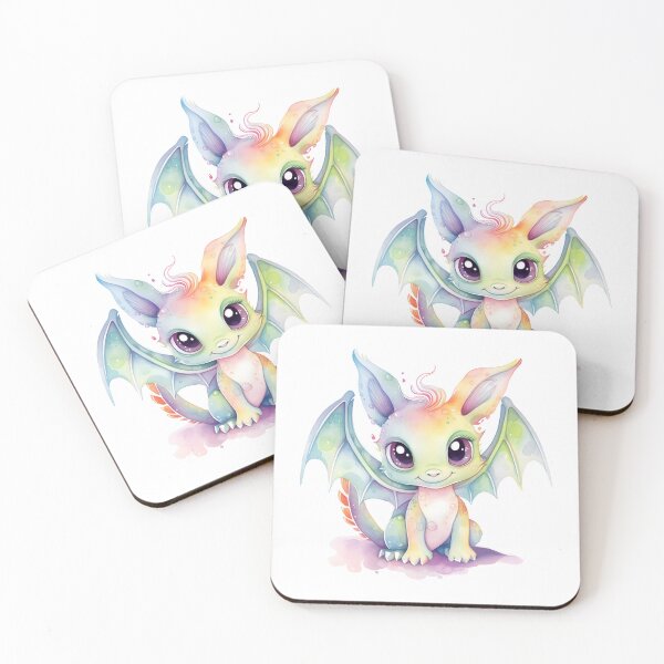 Item preview, Watercolor Dragon Stickers - Mystical and Vibrant Decals for Fantasy Lovers and Art Enthusiasts! designed and sold by RavenwoodsRep.