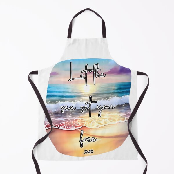 Item preview, Beach Quotes 5  - "Let The Sea Set You Free" designed and sold by Jenson Major.