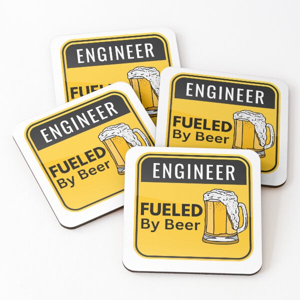 Item preview, Engineer Fueled By Beer designed and sold by Quirky Dez.