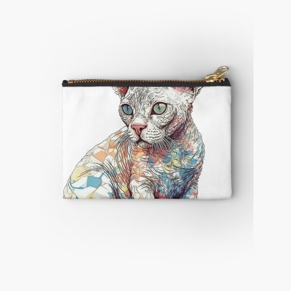 Artikelvorschau, Devon Rex Vintage Cat Art: Charming Feline Designs entworfen und verkauft von DooodleGod.