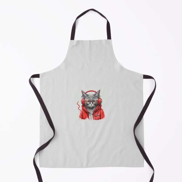 Item preview, Ruby Whiskers: Embrace the Allure of the Cat in Red designed and sold by AmeerAthiyyah.
